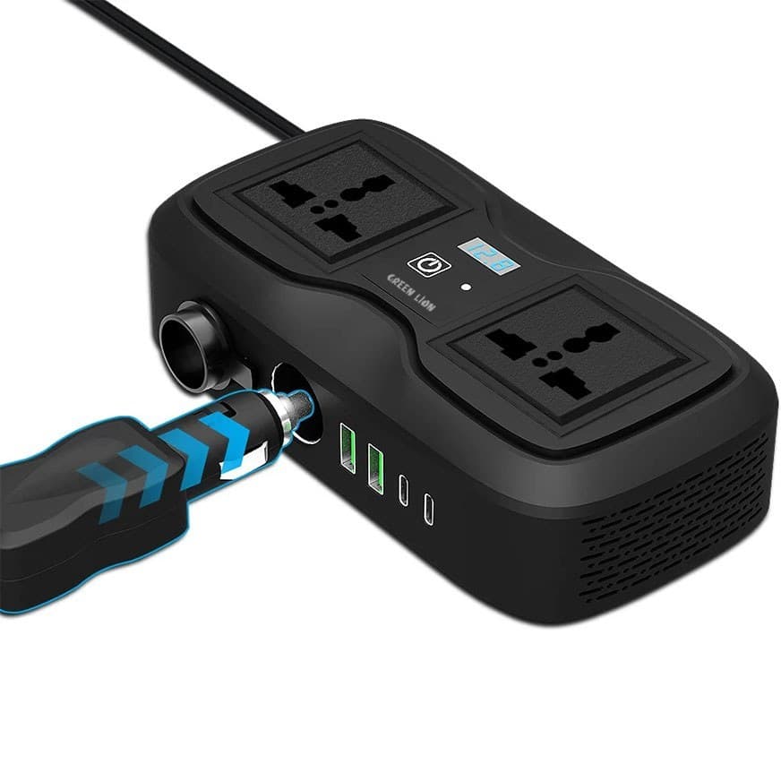اینورتر فندکی خودرو گرین لاین مدل GC-233