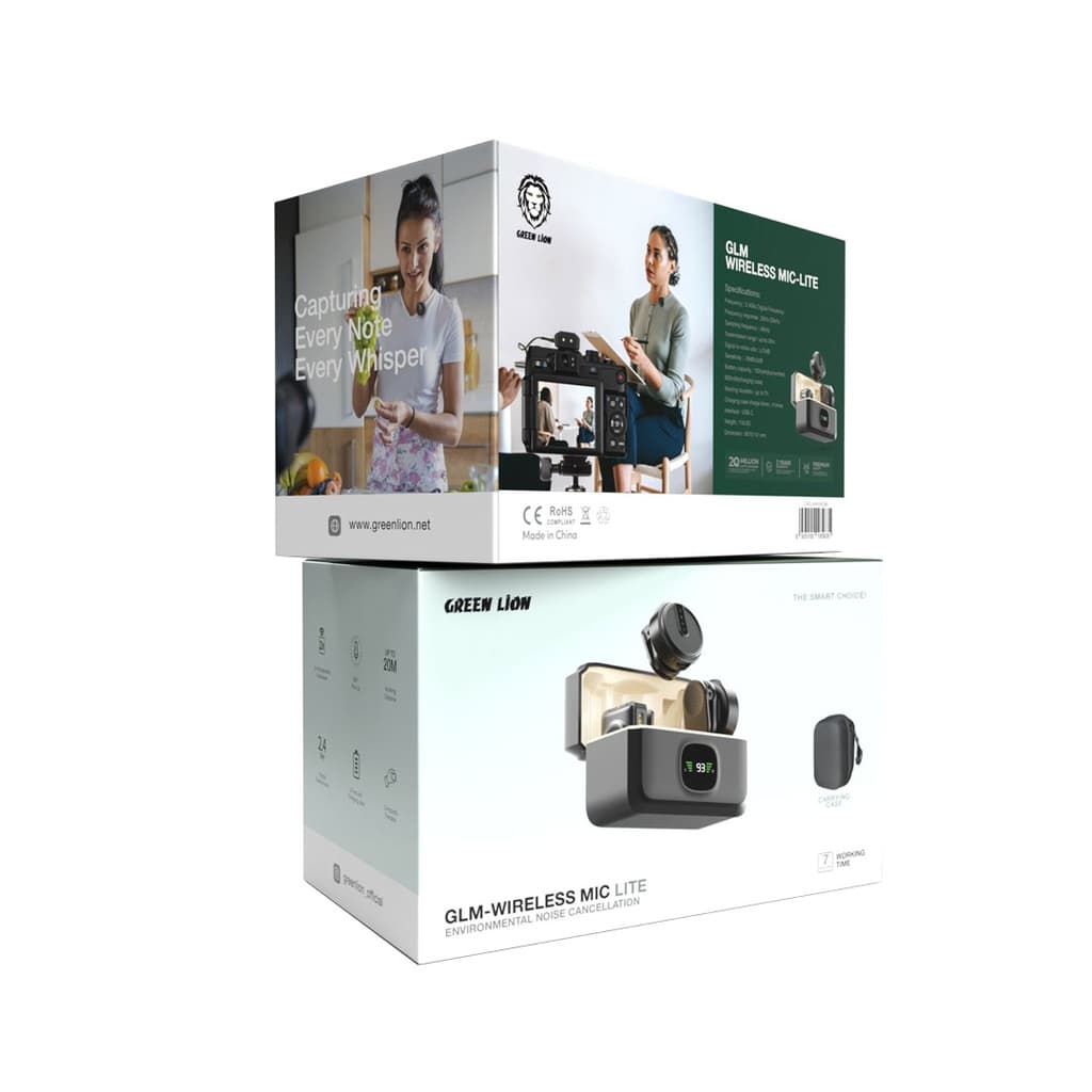 میکروفن بی سیم یقه ای گرین لاین مدل GLM-Wireless Mic Lite — تصویر ۲