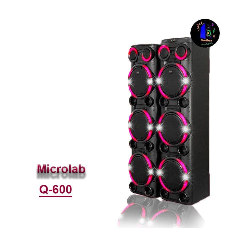 اسپیکر بلوتوثی میکرولب مدل Q-600 DJ Series