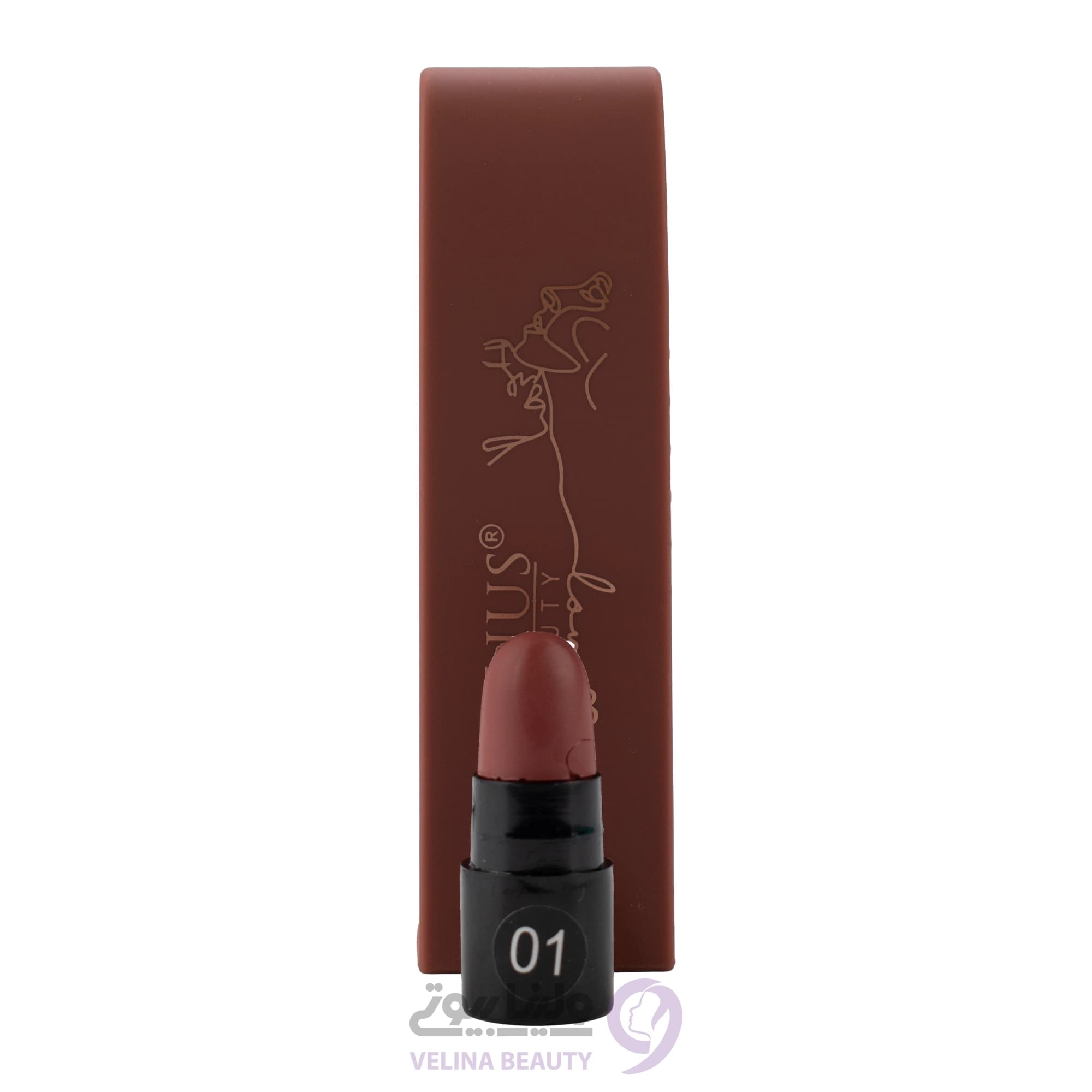 رژ لب جامد مات بیوتی 8رنگ 3.6گرم — تصویر ۲