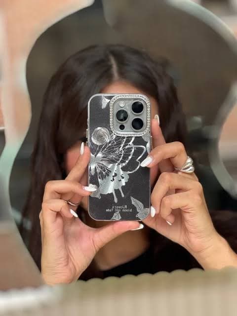محافظ لنز رینگی iPhone 15 Pro Max مدل نگین دار — تصویر ۴