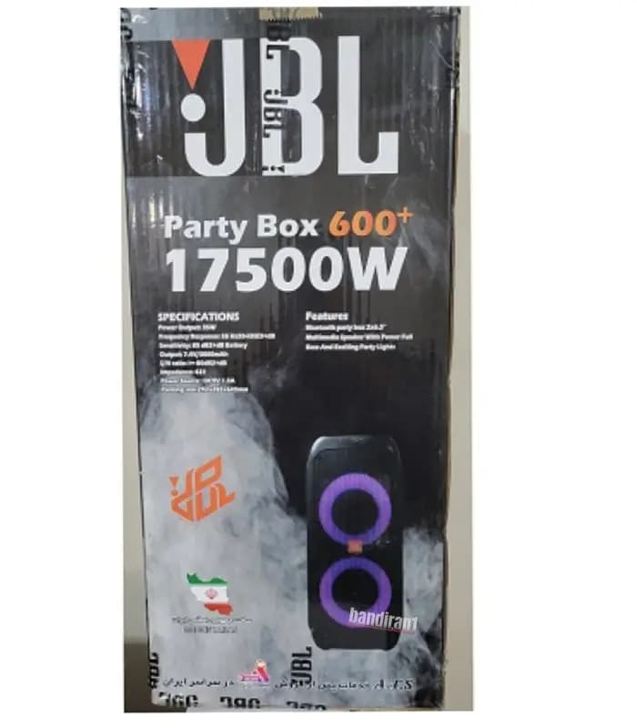 اسپیکر jbl بلوتوثی مدل partybox 600 — تصویر ۲