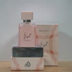 عطر ادکلن زنانه حیاتی فلورنس ( صورتی ) لطافه 100 میل — تصویر ۹