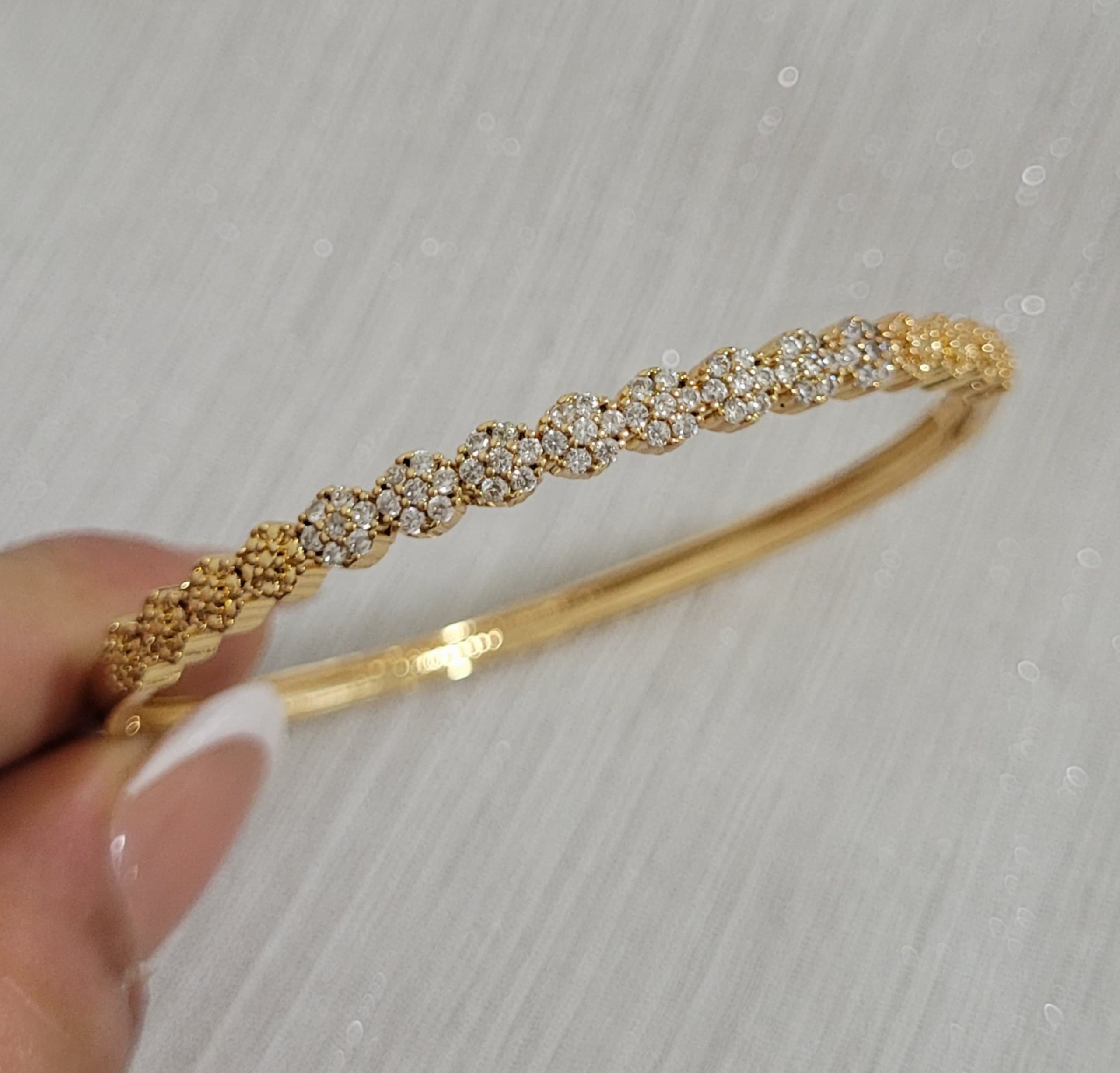 دستبند چفتی فلاور کد 25206 — تصویر ۲