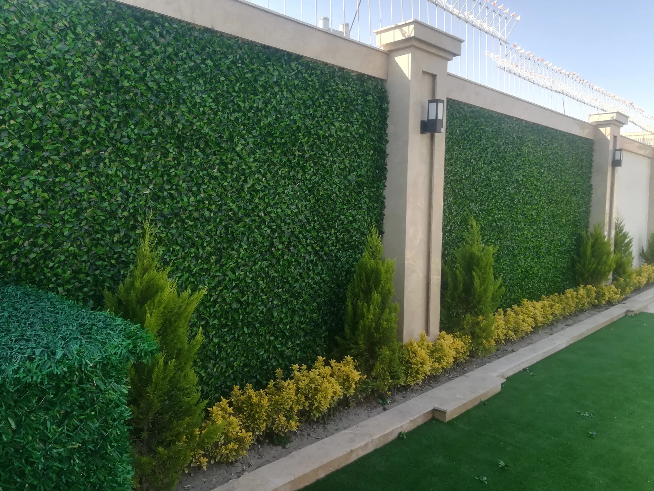 فنس چمنی طرح برگ ریحان — تصویر ۲