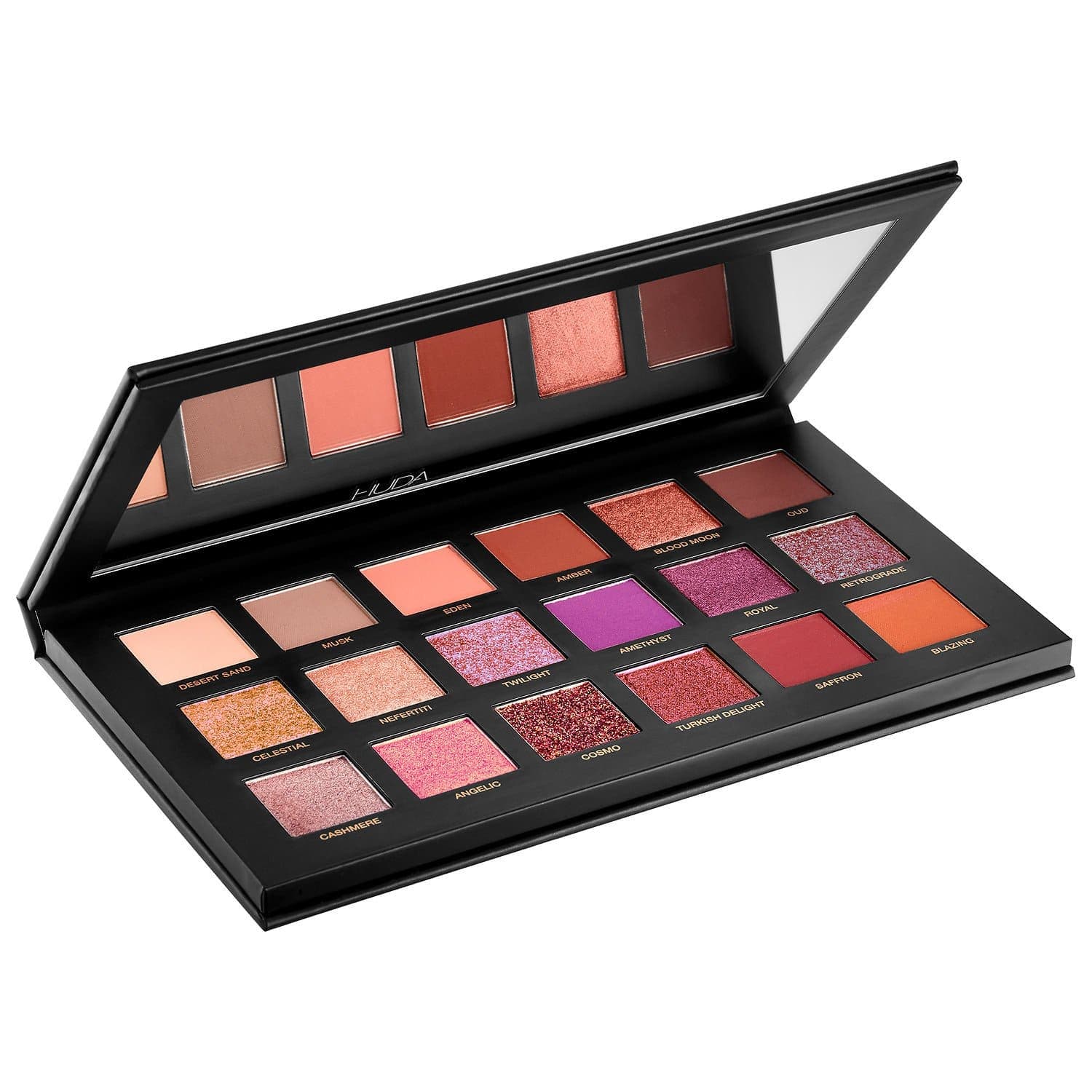 پالت سایه هدی بیوتی 18 رنگ مدل HUDA BEAUTY DESERT DUSK — تصویر ۷