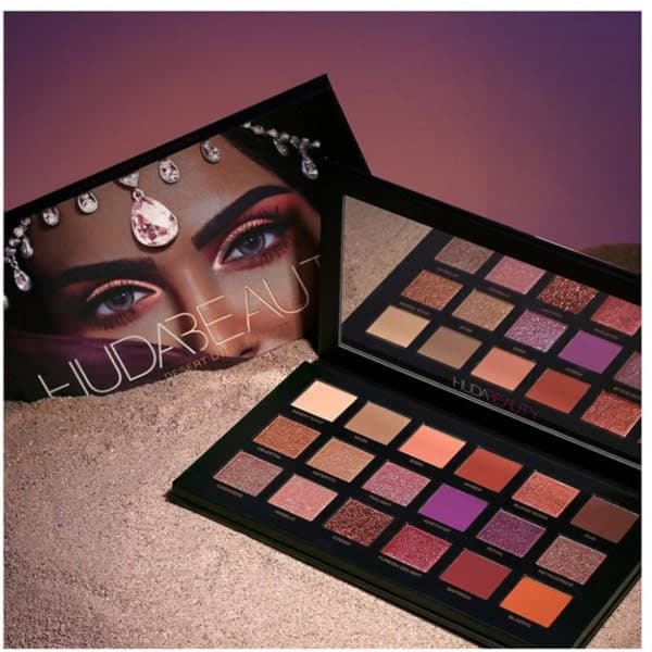 پالت سایه هدی بیوتی 18 رنگ مدل HUDA BEAUTY DESERT DUSK — تصویر ۶