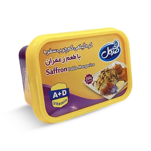 کره گیاهی زعفرانی صدگل 250 گرم — تصویر ۲