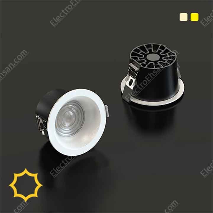 چراغ سقفی 15 وات SMD یزدنور مدل کورسا — تصویر ۴