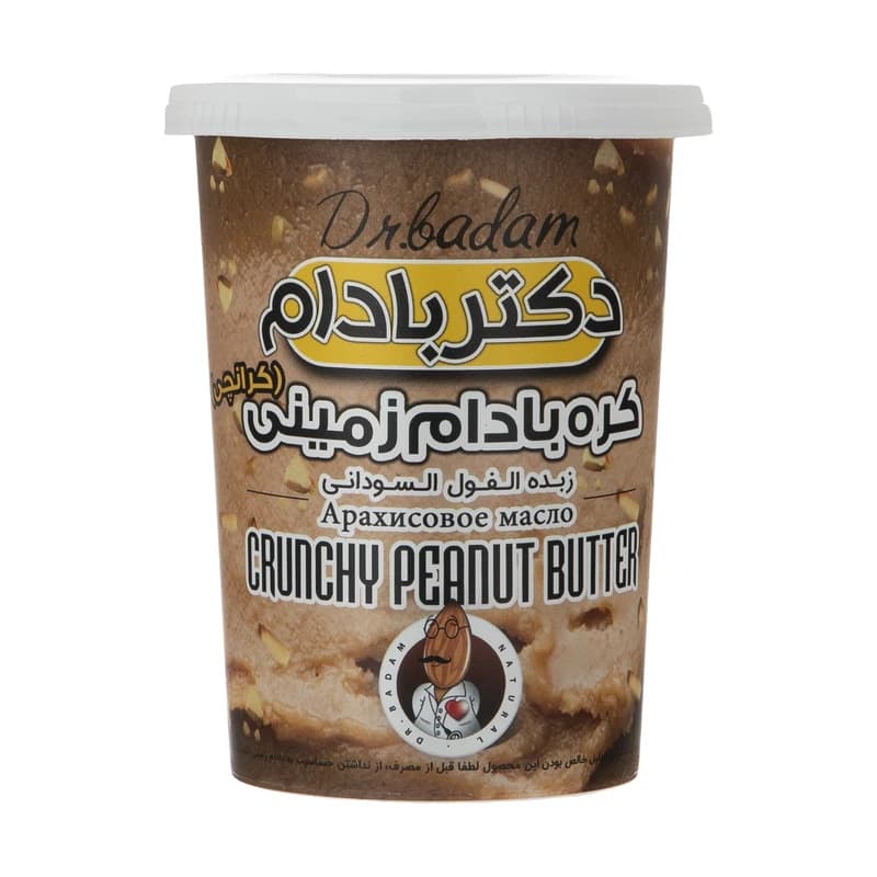 کره بادام زمینی کرانچی دکتر بادام 470 گرم — تصویر ۲