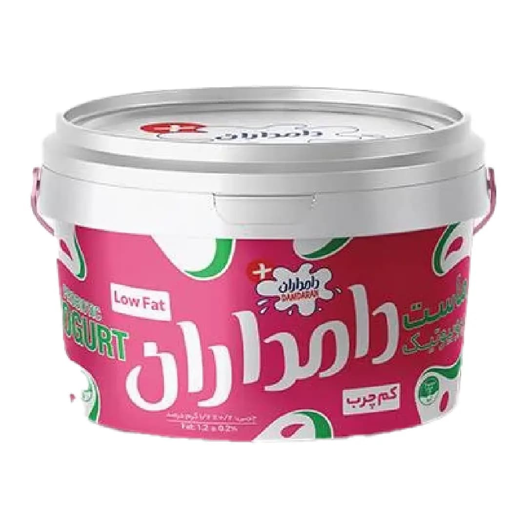 ماست کم چرب پرو سطلی پلاس دامداران 2000 گرم