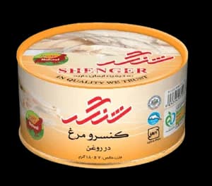 کنسرو مرغ در روغن شنگر 180 گرم