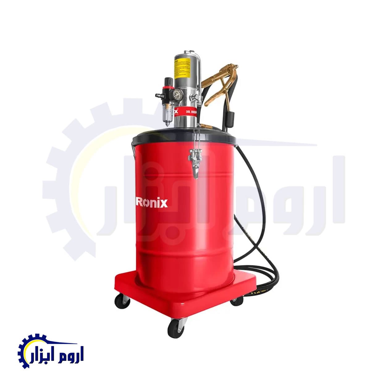 گریس پمپ سطلی رونیکس 30 لیتری مدل RH-4308 — تصویر ۳