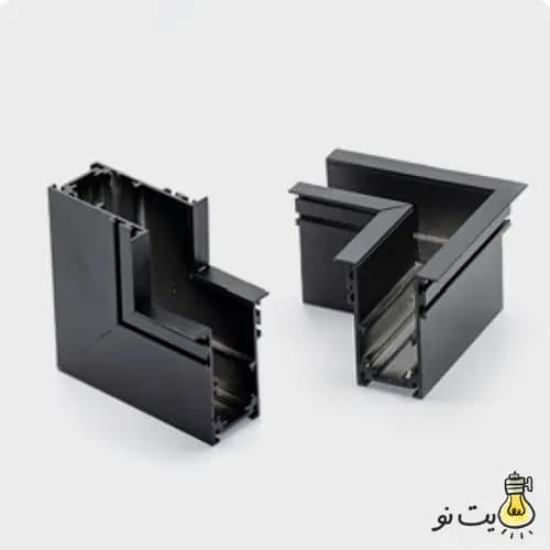 رابط 90 درجه ریل توکار لبه دار چراغ مگنتی لایت فیلد — تصویر ۴