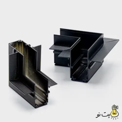 رابط 90 درجه ریل توکار بدون لبه چراغ مگنتی لایت فیلد — تصویر ۴
