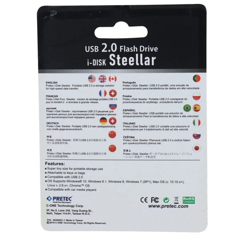 فلش 64 گیگ پرتک Pretec i-Disk Steellar — تصویر ۴