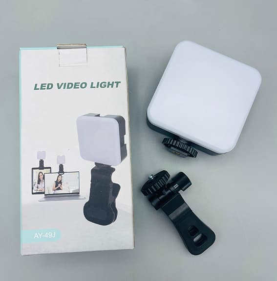 رینگ لایت سلفی مدل LED VIDEO LIGHT AY-49J — تصویر ۸