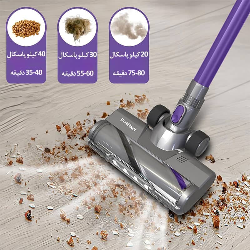 جارو شارژی FixtFixer V10 جاروتاشو 6 در 1 — تصویر ۸