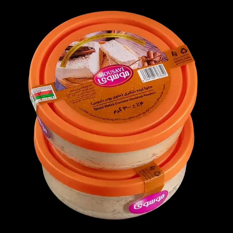 حلوا ارده شکری دارچینی موسوی 300 گرم — تصویر ۲