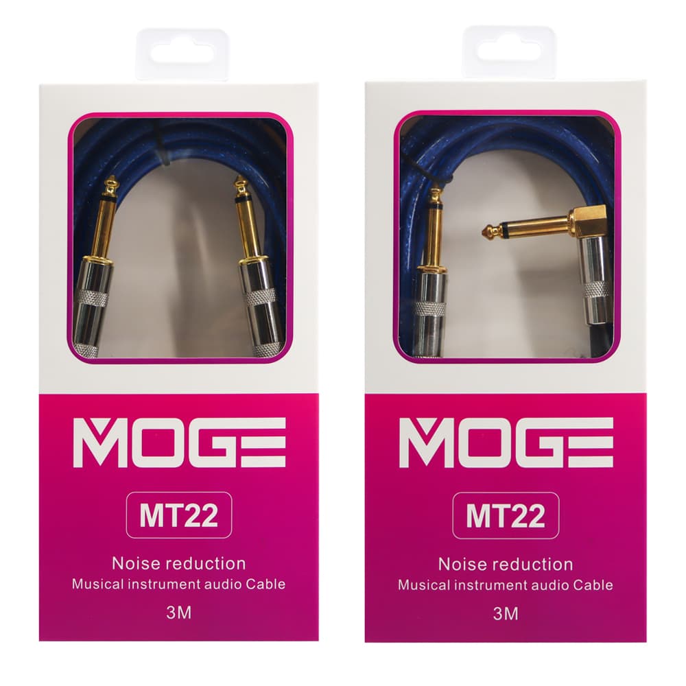 کابل سه متری نویزلس گیتار MOGE MT22 — تصویر ۱۰