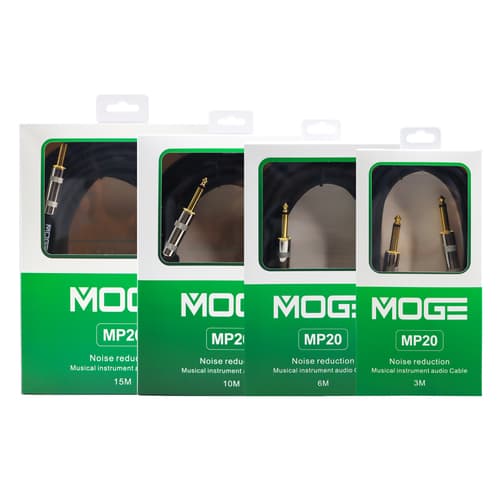 کابل سه متری نویزلس گیتار MOGE MP 20