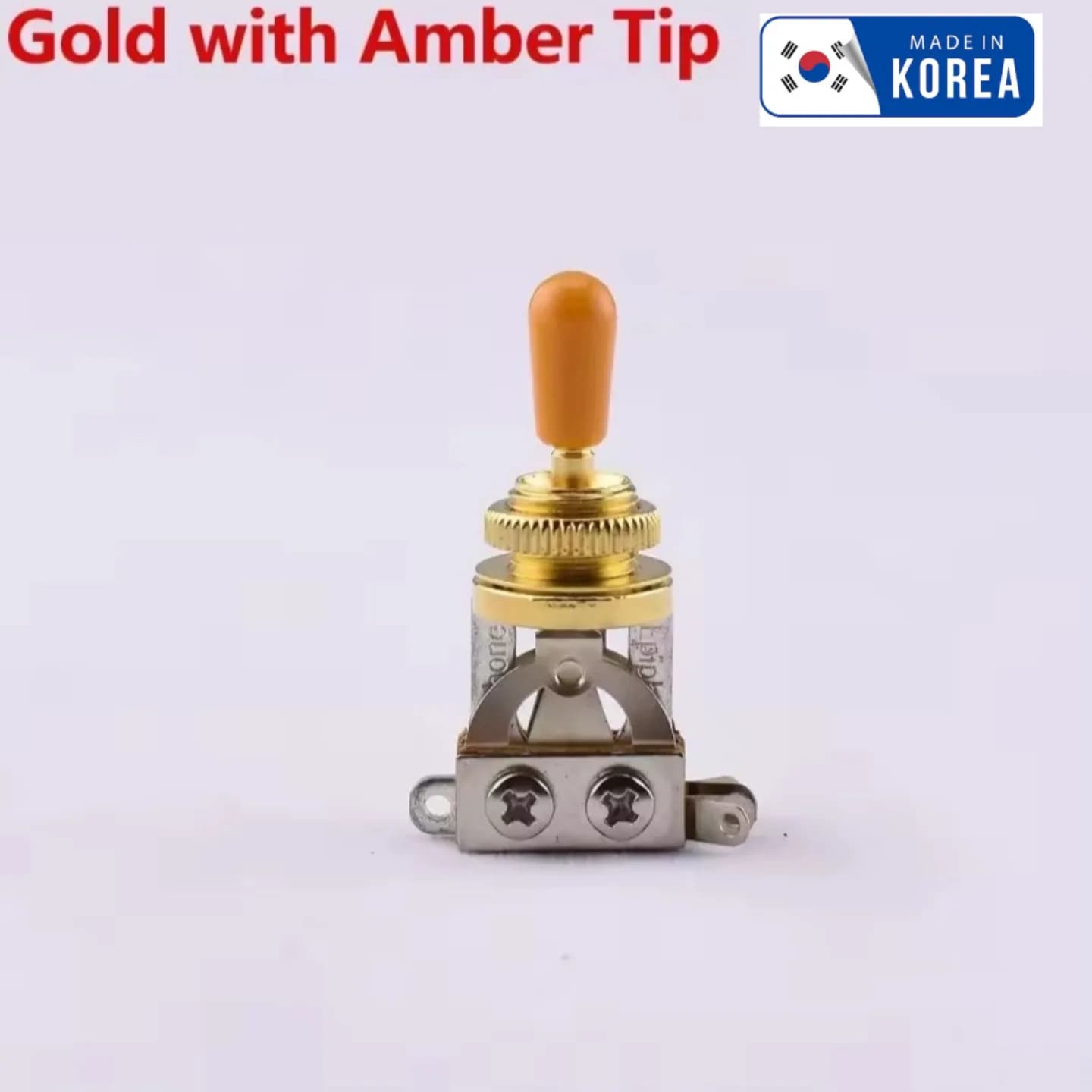 تاگل سوئیچ سلکتور سه حالته گیتار الکتریک Epiphone ساخت کره، رنگ گلد ناب Amber