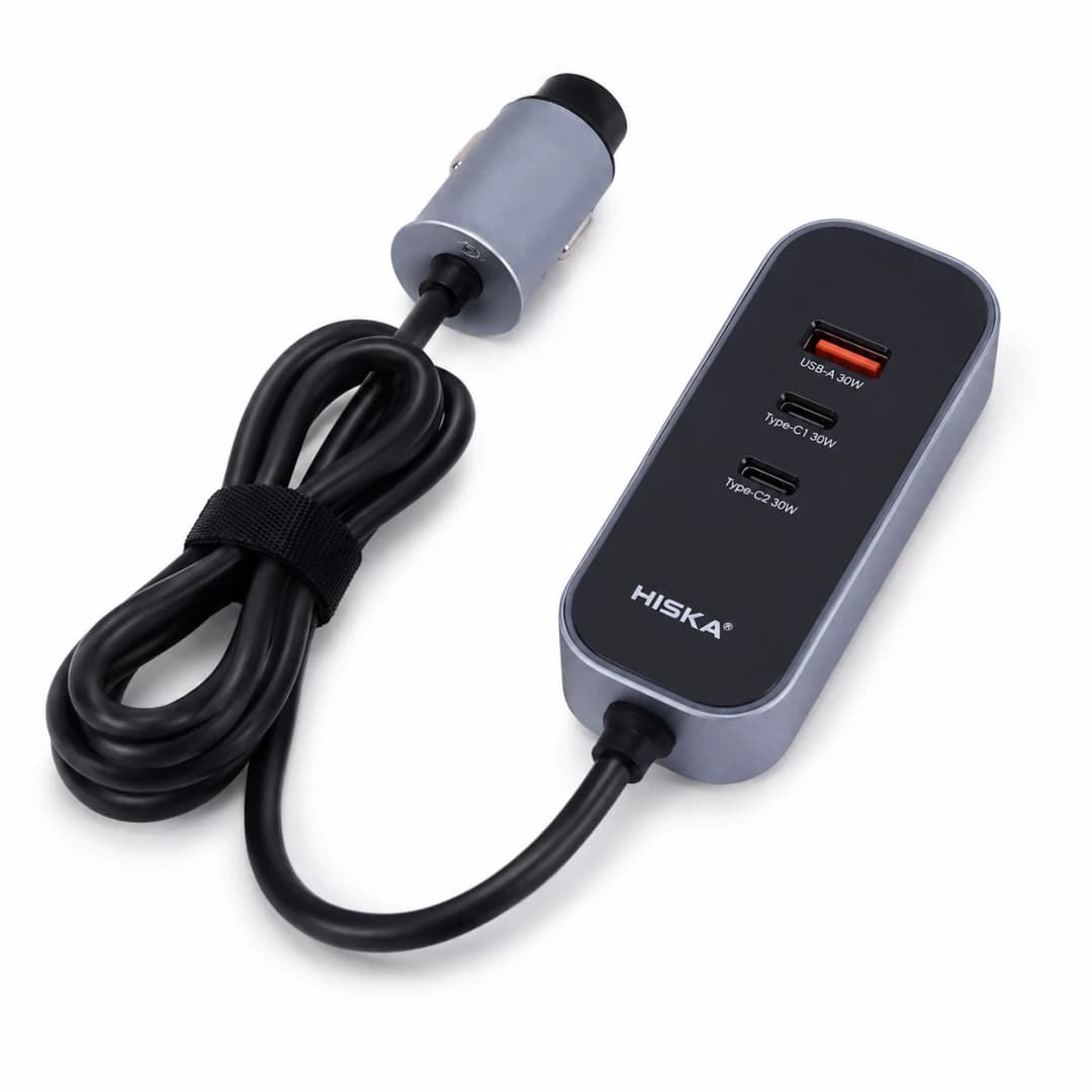 شارژر فندکی 30 وات هیسکا HCC-328 — تصویر ۹