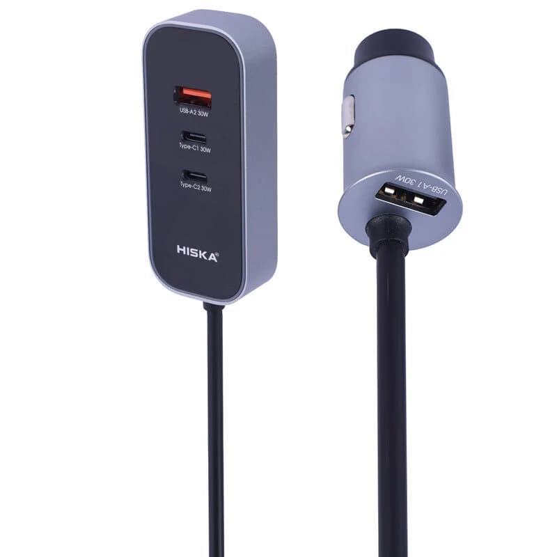 شارژر فندکی 30 وات هیسکا HCC-328 — تصویر ۱۰