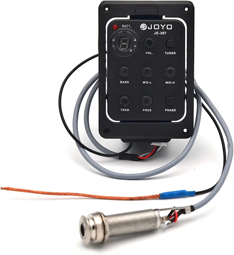 پیکاپ پری آمپ گیتار آکوستیک و کلاسیک JOYO JE307 — تصویر ۹