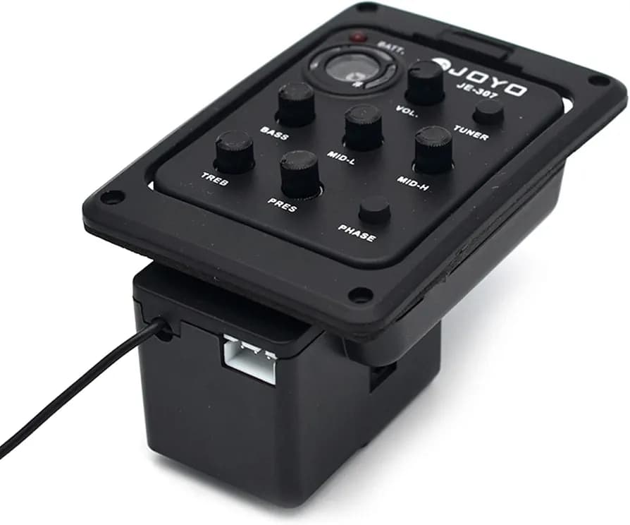 پیکاپ پری آمپ گیتار آکوستیک و کلاسیک JOYO JE307 — تصویر ۸
