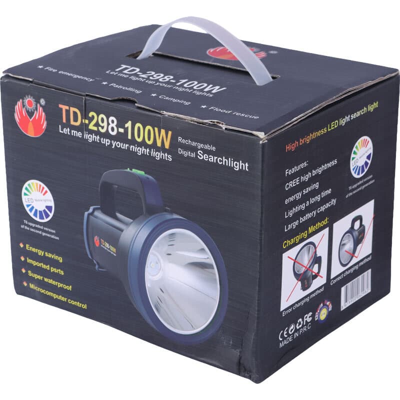 چراغ قوه شارژی TD-298-100W — تصویر ۱۰