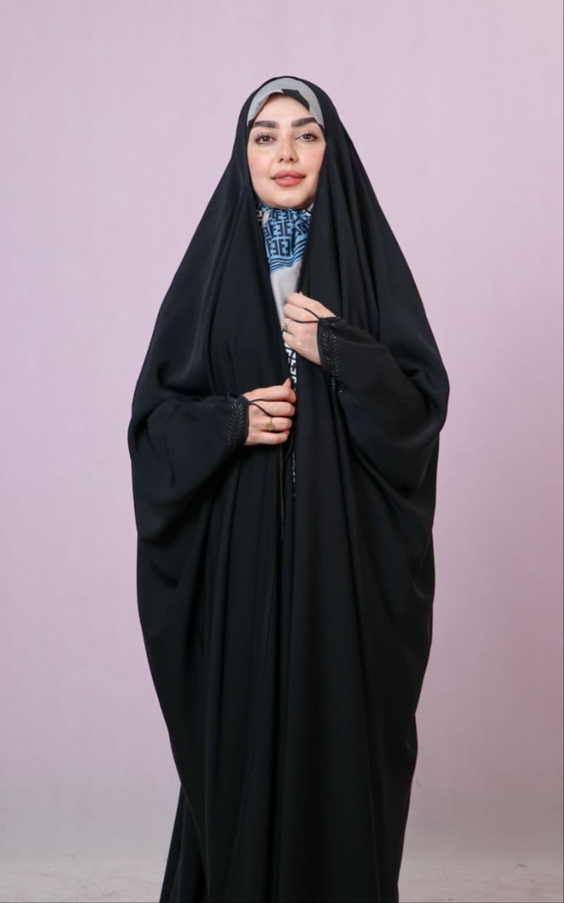 چادر عبا گلدوزی گندم — تصویر ۵