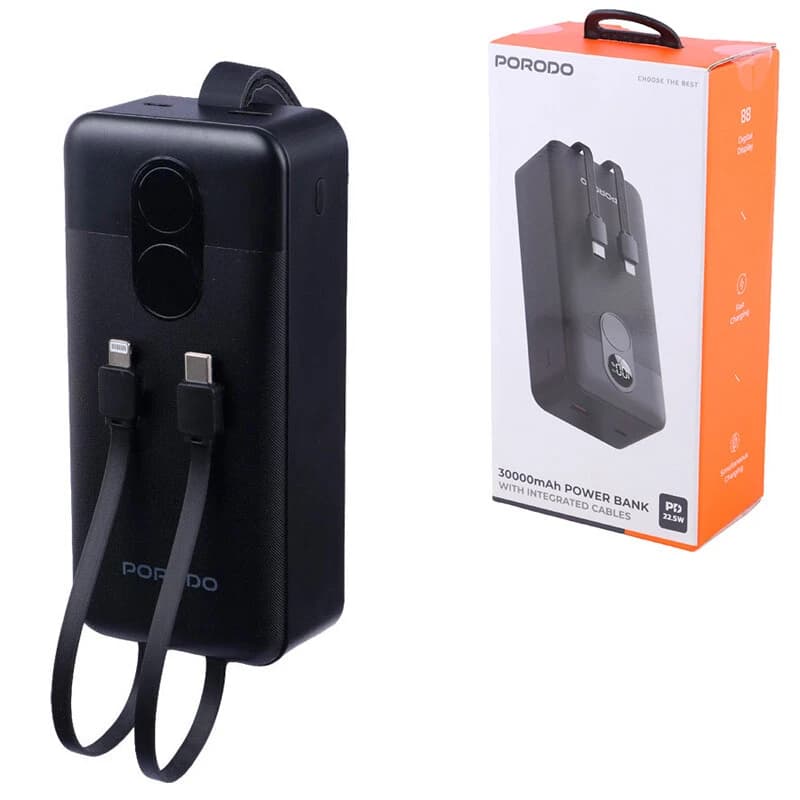 پاور بانک فست شارژ پرودو PD-PBFCH059 PD 22.5W ظرفیت 30000 میلی‌ آمپر ساعت — تصویر ۱۰