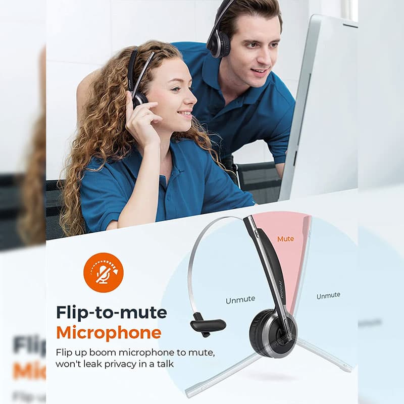هدفون بی سیم Mpow M5 Pro میکروفون دار (BH231A) — تصویر ۷