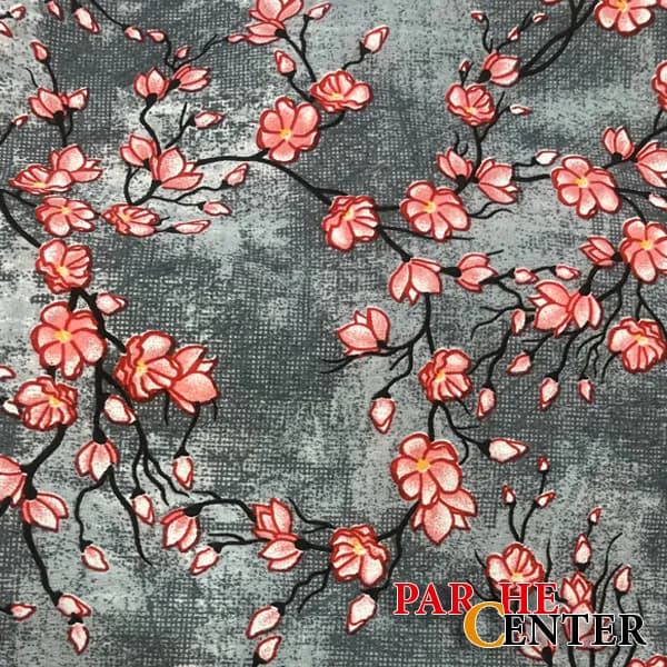 پارچه ته طاقه ملحفه گلدار متراژ 300 سانتی متر کد4