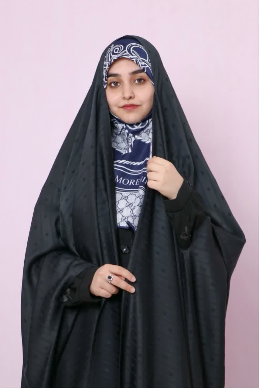 چادر عبا طرح دار کد ۱ — تصویر ۴