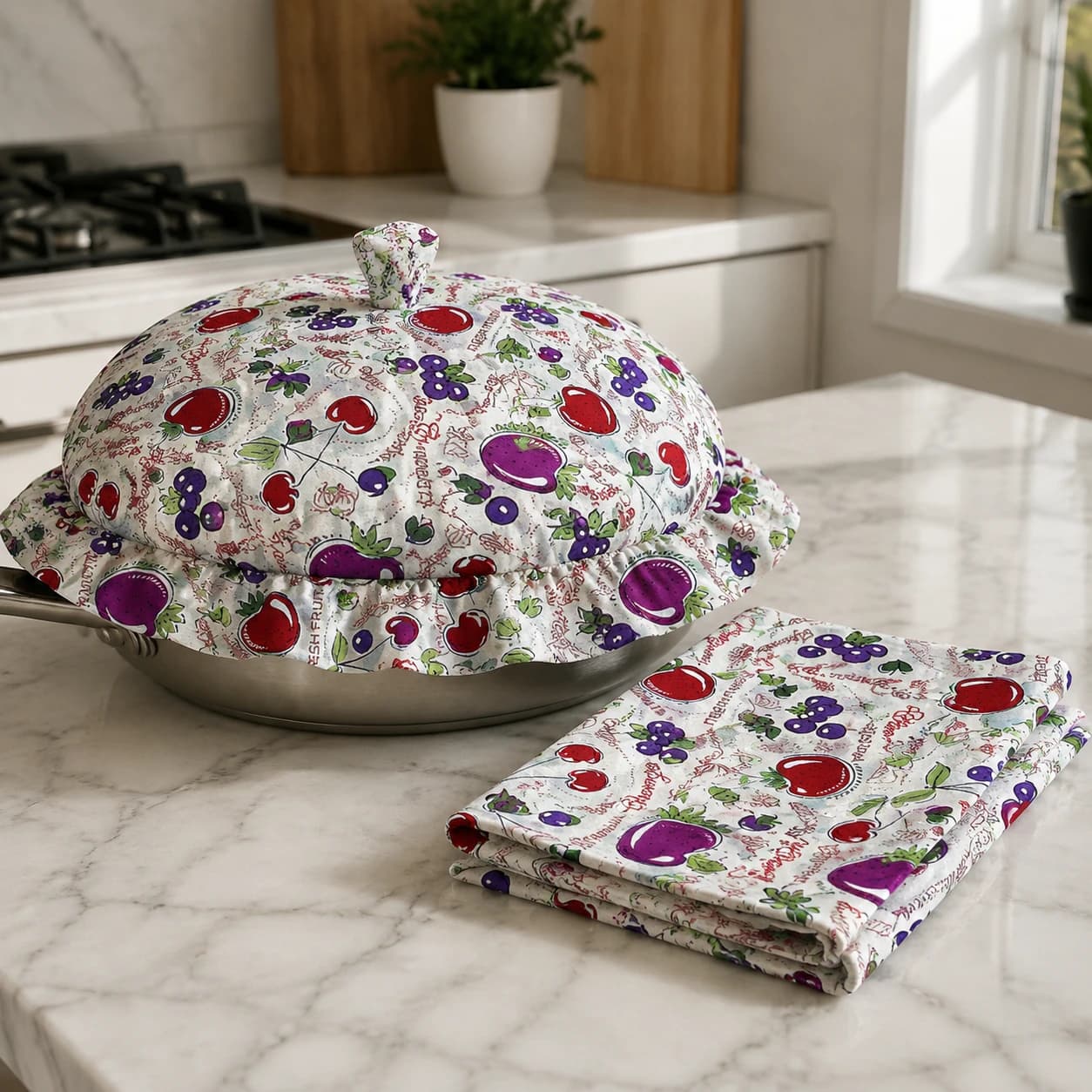 پارچه آشپزخانه ای مدل میوه ای کد 2 — تصویر ۵