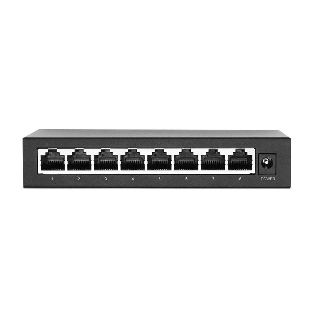 سوئیچ شبکه 8 پورت گیگ 10/100/1000 بدنه فلزی داپلر 1008G — تصویر ۲