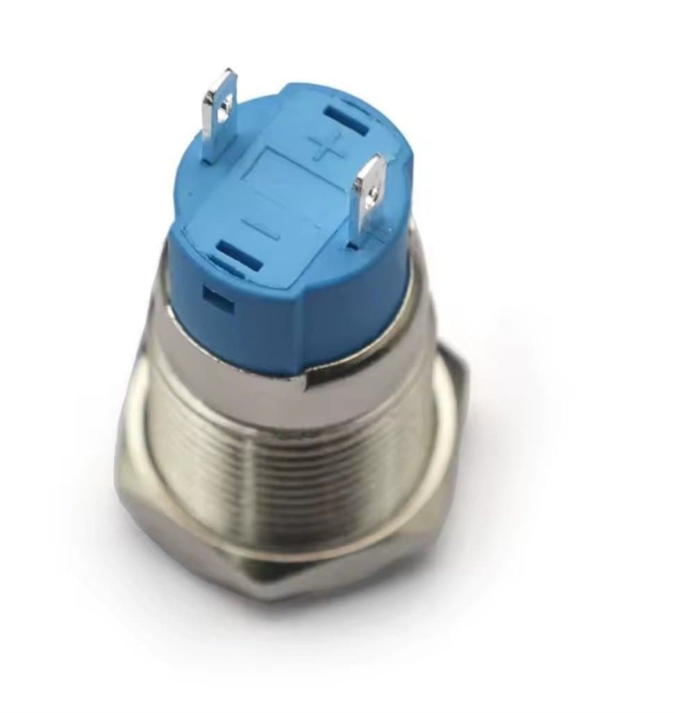 کات سوئیچ یا کیل سوئیچ دو پین M12 گیتار الکتریک آبی — تصویر ۶