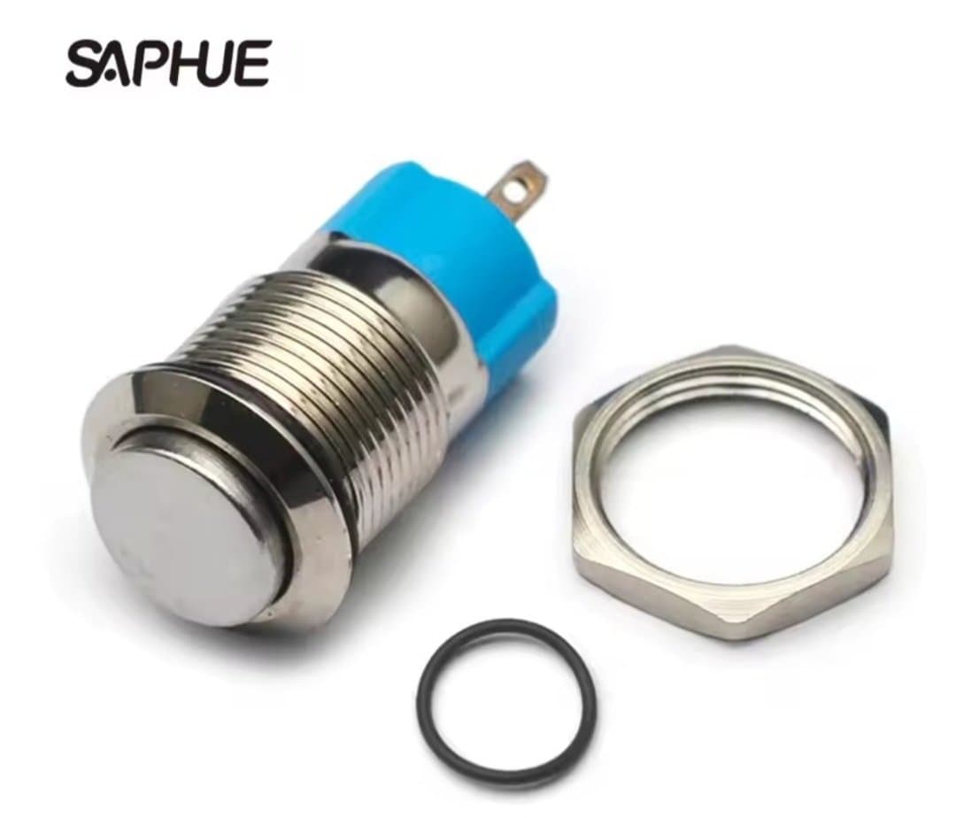 کات سوئیچ یا کیل سوئیچ دو پین M12 گیتار الکتریک آبی — تصویر ۲