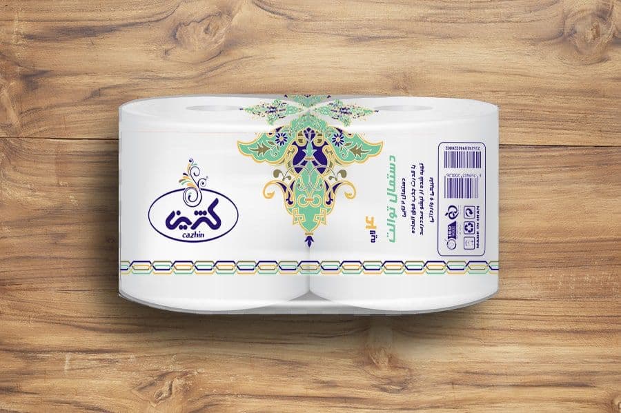 دستمال کاغذی توالت دوقلو کژین — تصویر ۲