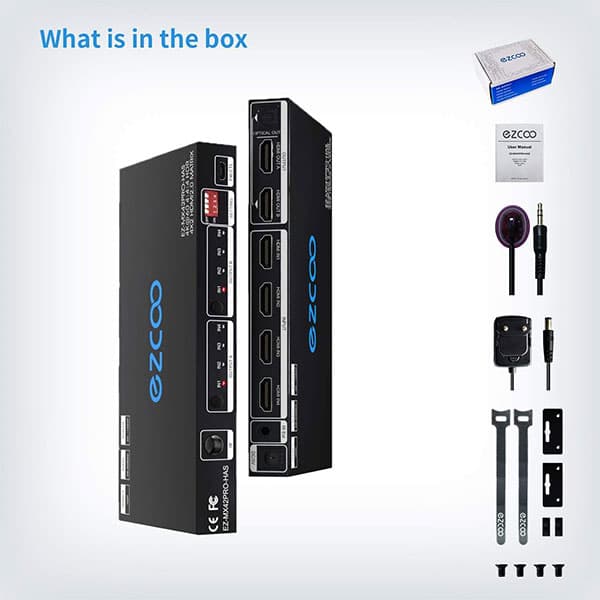 ماتریس سوئیچ ۴ در ۲ HDMI برند ezcoo — تصویر ۹