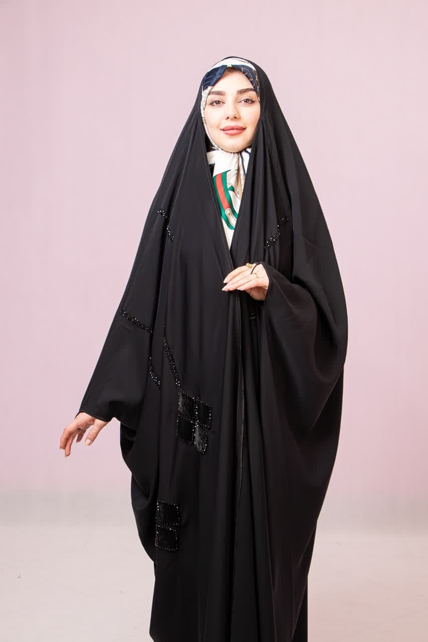 چادر عبا جواهر دوزی شمیم — تصویر ۶