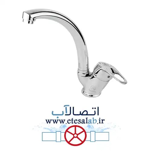 شیر ظرفشویی ثابت قهرمان مدل تندیس — تصویر ۲