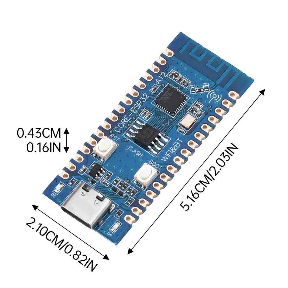 برد توسعه ESP32-C3 LuatOS WiFi & BLE — تصویر ۸
