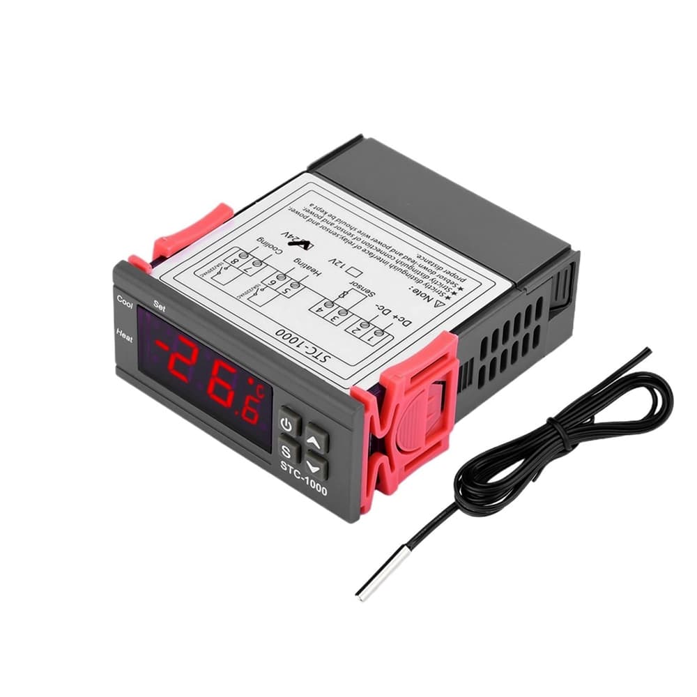 ترموستات دیجیتال STC-1000 24V | کنترلر دما گرمایش و سرمایش