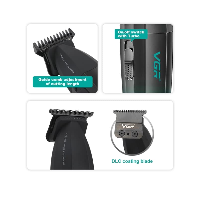 ماشین اصلاح وی جی آر V-906 | موزر سر و صورت VGR — تصویر ۹