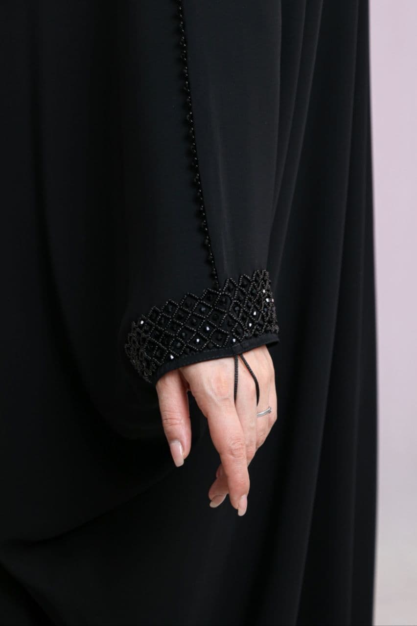 چادر عبا جواهردوزی لانه زنبوری — تصویر ۳