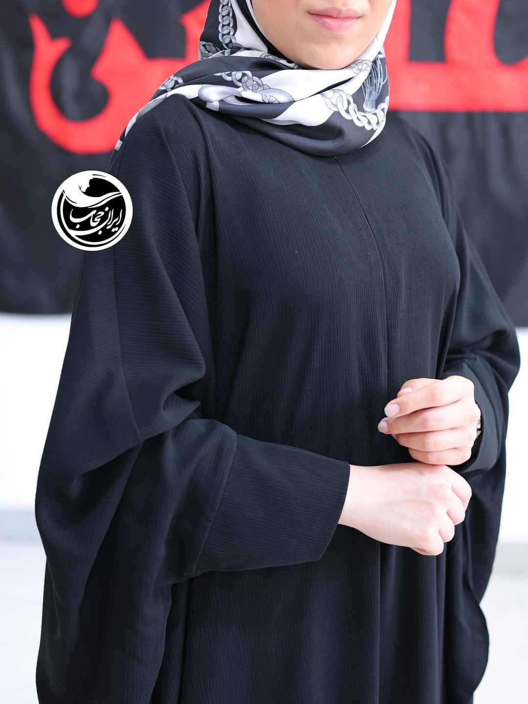 مانتو عبایی آلاله کریشه — تصویر ۷