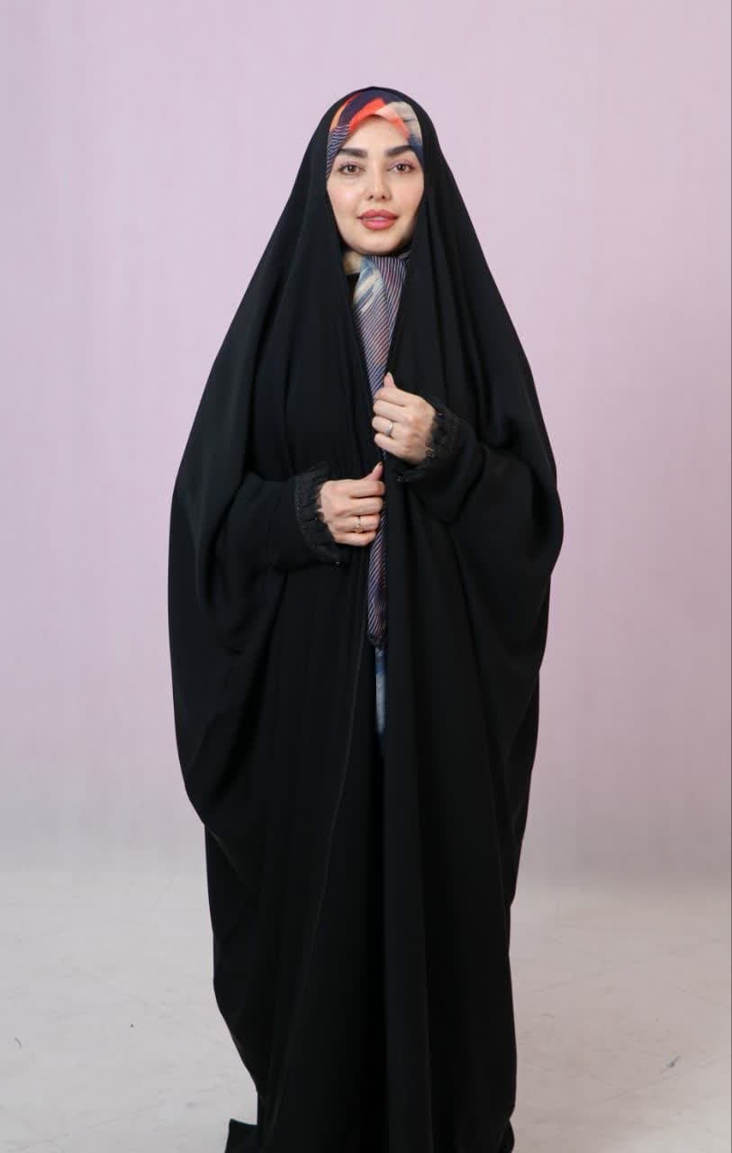 چادر عبا مچی دار بهارا — تصویر ۲